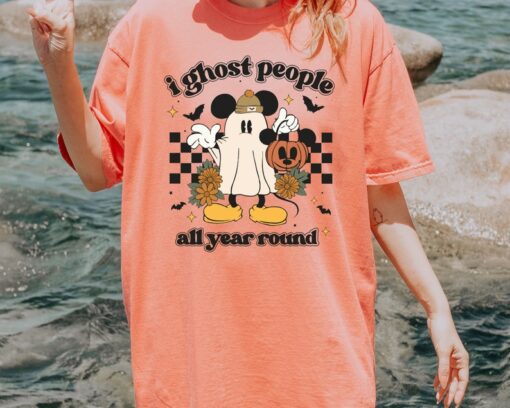 Funny Halloween T-Shirt, Ghost People Graphic Tee, Halloween Shirt