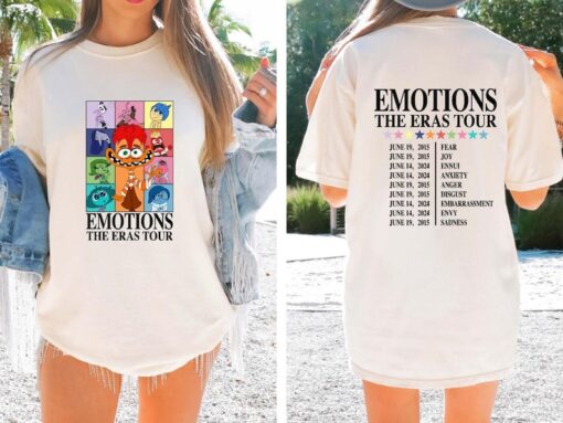 Emotions The Eras Tour Inside Out 2 Shirt