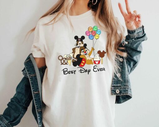 Disney Best Day Ever Chip n Dale Snacks Shirt, Best Day Ever T-shirt