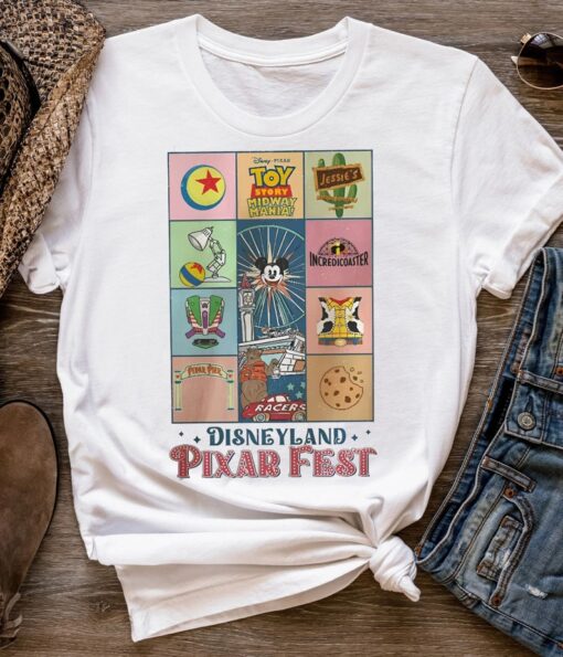 Retro Disneyland Pixar Fest 2024 Shirt