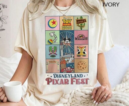 Retro Disneyland Pixar Fest 2024 Shirt