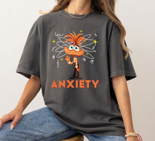 Disney Pixar Inside Out 2 Characters Anxiety Mood Shirt