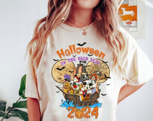 Disney Cruise Halloween On The High Seas Shirt