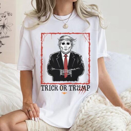 COMFORT COLORS® Trump Halloween Shirt,Trick Or Trump Halloween Shirt