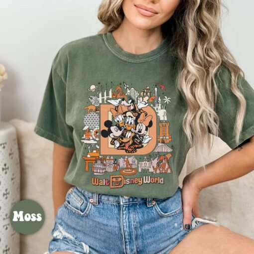 Walt Disney World Halloween Shirt, Mickey and Friends