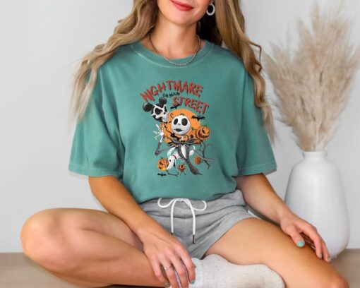 Comfort Colors Retro Disney Halloween Nightmare On Street Shirt