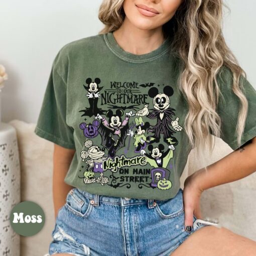 Welcome To Our Nightmare On Main Street Shirt, Mickey and Friends