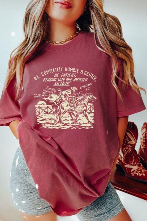 Western Graphic Comfort Colors Shirt, Western Christian Tee