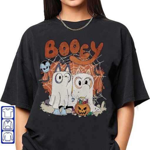 Booey Halloween Shirt, Bluey Family Scary Shirt