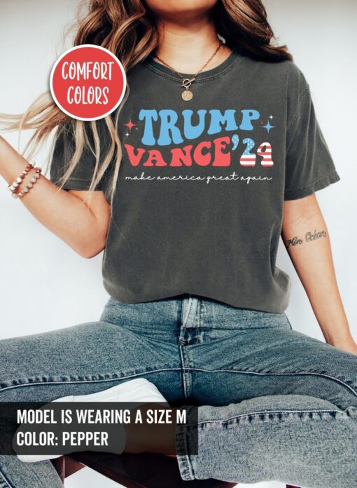 Retro Trump Vance Shirt Trump 2024 Shirt Donaldtrump Shirt Pro Trump