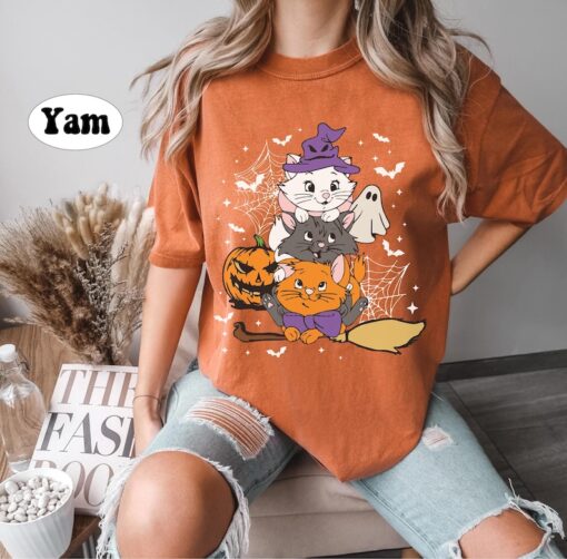 The Aristocats Marie Toulouse Berlioz Disney Halloween Shirt