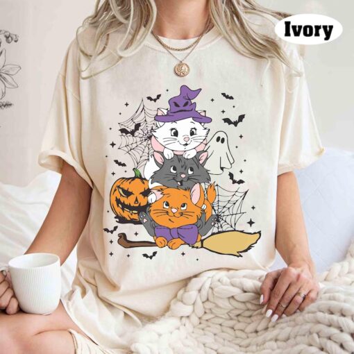 The Aristocats Marie Toulouse Berlioz Disney Halloween Shirt