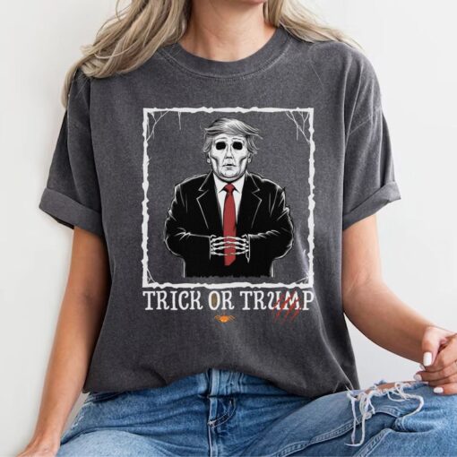 COMFORT COLORS® Trump Halloween Shirt,Trick Or Trump Halloween Shirt