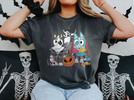 Bluey Family Halloween Trick or Treat T- Shirt