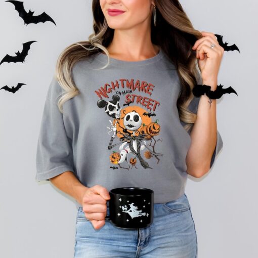 Comfort Colors Retro Disney Halloween Nightmare On Street Shirt