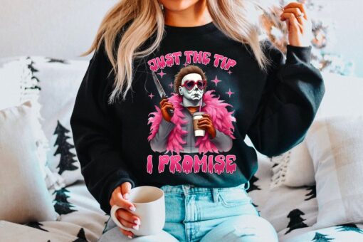 Just The Tip I Promise Shirt, Funny Halloween T-Shirt