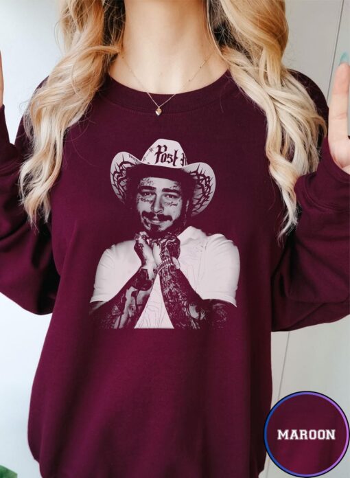 Vintage Post Malone Shirt, Posty Rapper Shirt