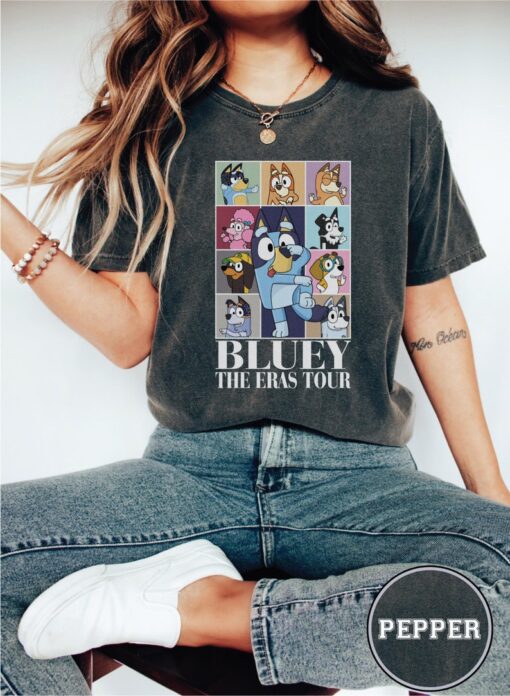 Bluey Dog Eras Tour Shirt | Midnights Bluey Dog Friends Shirt