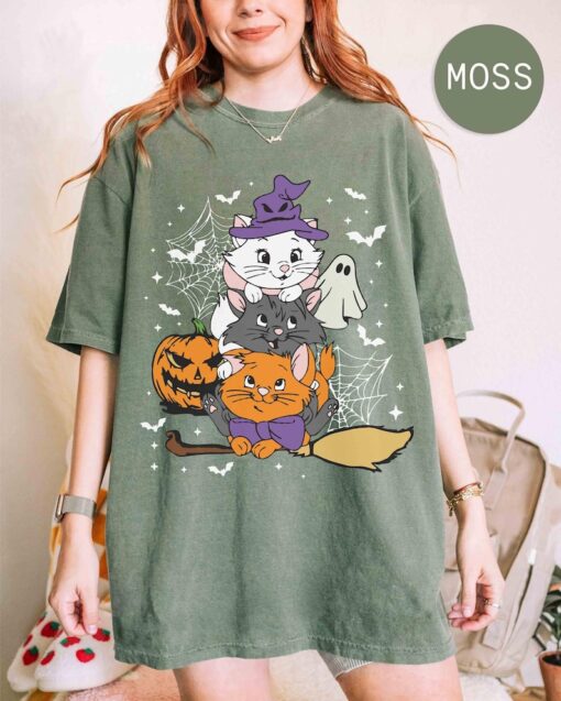 The Aristocats Marie Toulouse Berlioz Disney Halloween Shirt