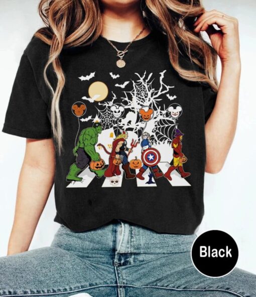 Marvel Halloween Comfort Colors Shirt, Avengers Halloween Shirt