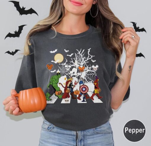 Marvel Halloween Comfort Colors Shirt, Avengers Halloween Shirt