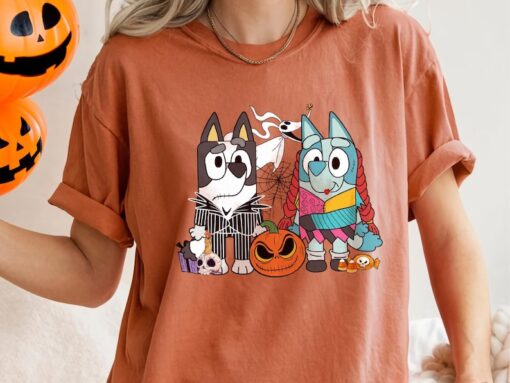 Bluey Family Halloween Trick or Treat T- Shirt