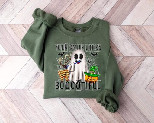 Dentist Halloween Sweatshirt, Pediatric Dentist Crewneck