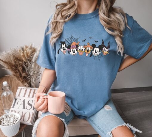 Comfort Colors®Disney Halloween Shirt, Spooky Mouse and Friends Shirt