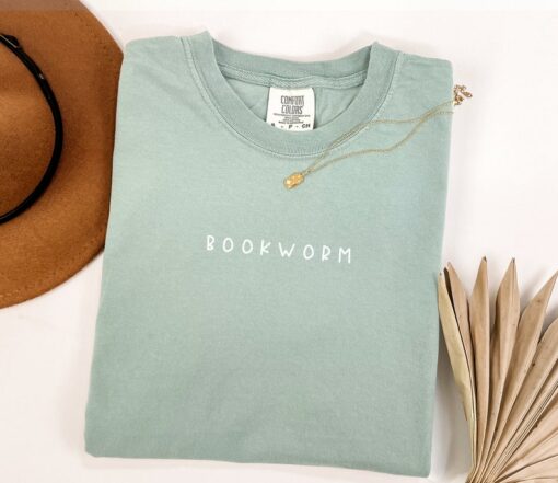 Bookworm Shirt Comfort Colors, Book Shirt, Bookish Shirt