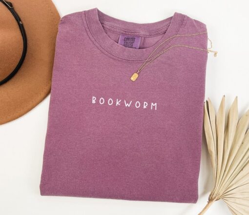 Bookworm Shirt Comfort Colors, Book Shirt, Bookish Shirt