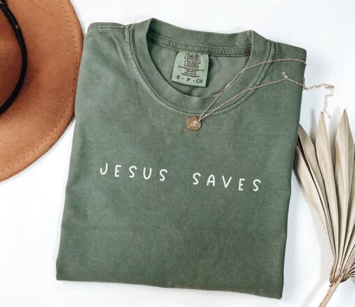 Jesus Saves Tshirt, Christian Shirt, Faith Shirt, Jesus Shirts