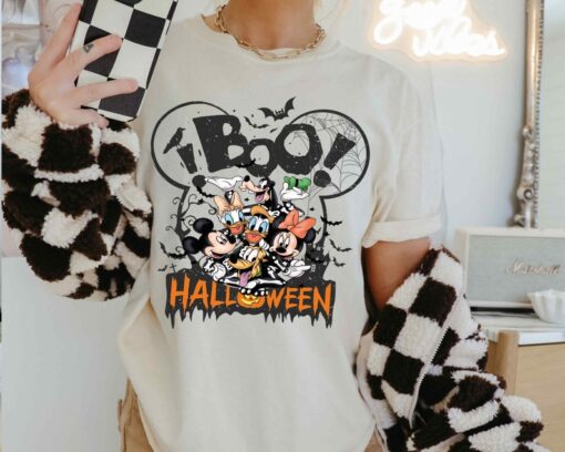 Boo Halloween Shirt, Mickey Boo Halloween Shirt, Minnie Spooky Tee