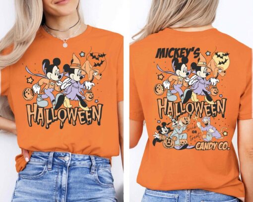 Mickey's Halloween T-shirt, Spooky Vibes Shirt, Halloween Kids Shirt