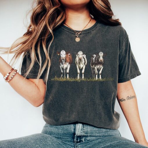 Western Shirt, Cows Shirt, Comfort Colors, Cow Lover Shirt