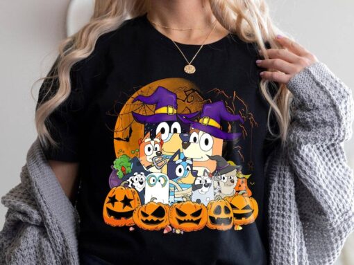 Bluey Vintage Halloween Trick or Treat T- Shirt