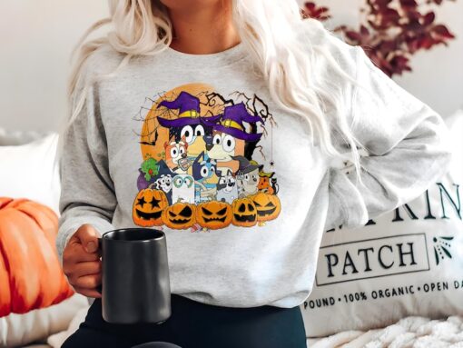 Bluey Vintage Halloween Trick or Treat T- Shirt