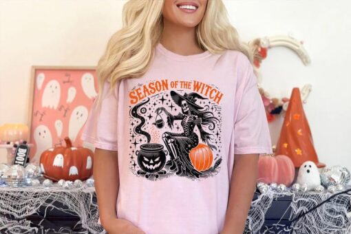 Season of the Witch Shirt, Funny Vintage Halloween Tshirt