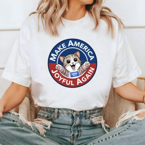 Make America Joyful Again T-Shirt, Harris Walz Tshirt