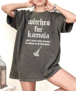 Witches for Kamala Shirt Halloween Witch Shirt Kamala Harris Shirt