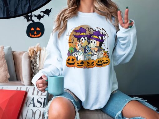 Bluey Vintage Halloween Trick or Treat T- Shirt